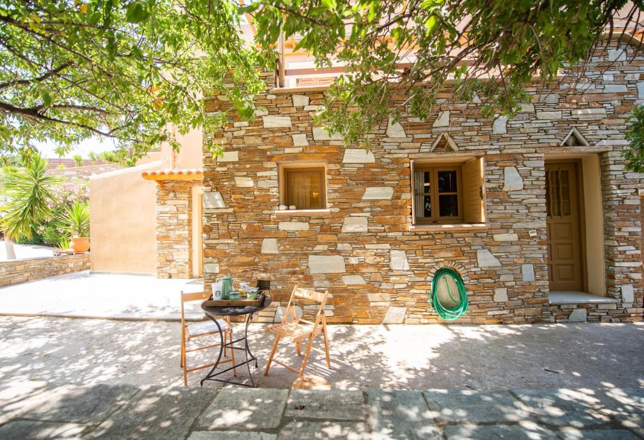 Getaway Andros Villa Kourelio ภายนอก รูปภาพ
