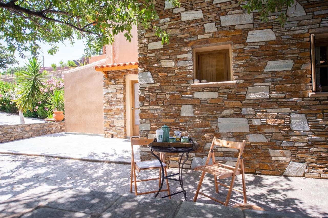 Getaway Andros Villa Kourelio ภายนอก รูปภาพ