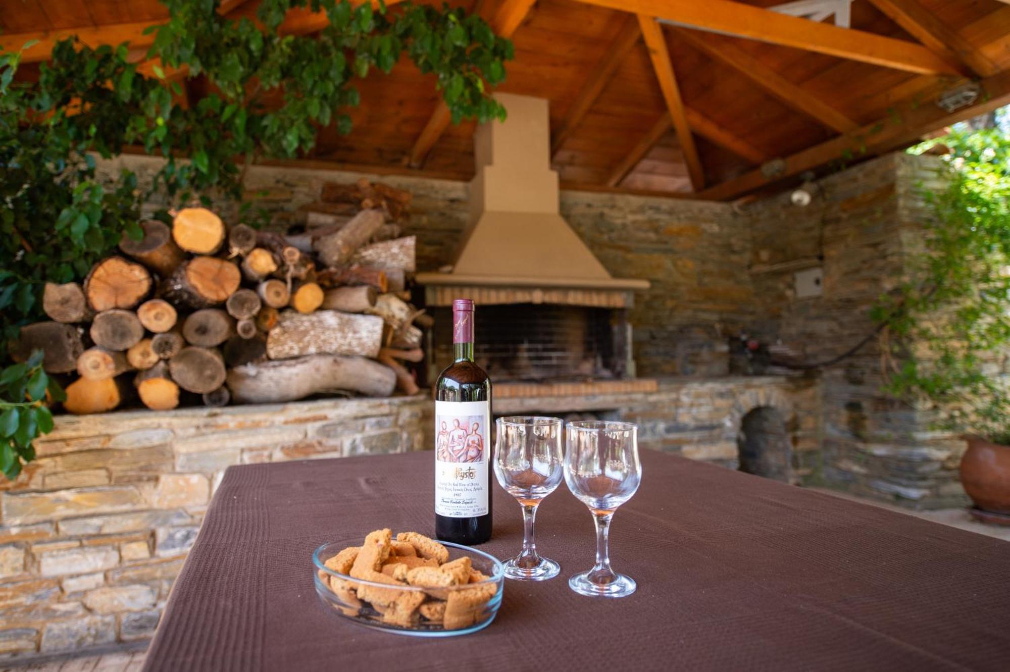 Getaway Andros Villa Kourelio ภายนอก รูปภาพ